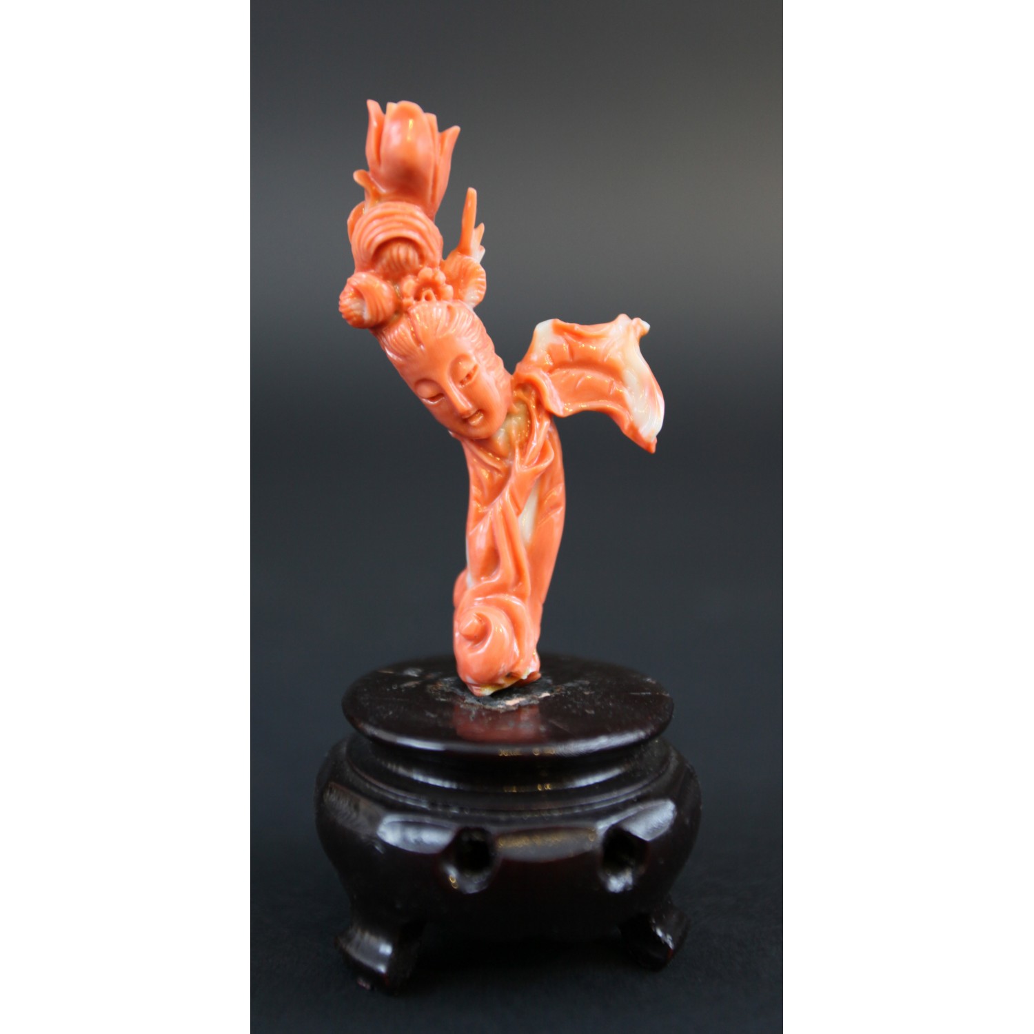 Red coral figure