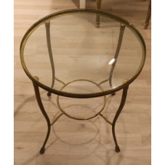 Bronze side table