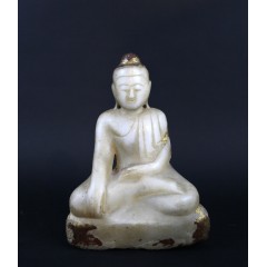 Buddha de alabastro, siglo XIX